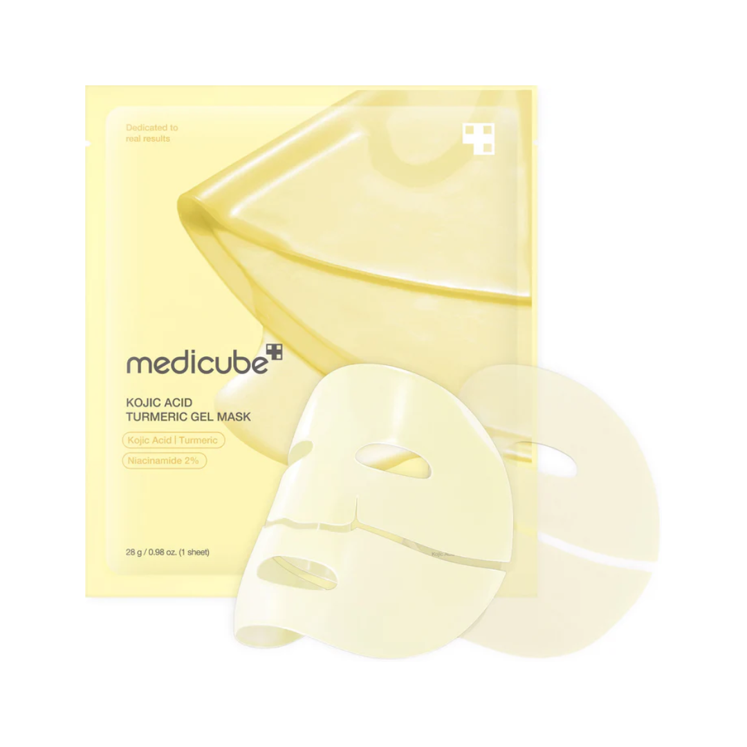 Máscara Jelly Dourada com Ácido Kójico e Cúrcuma - Kit com 4